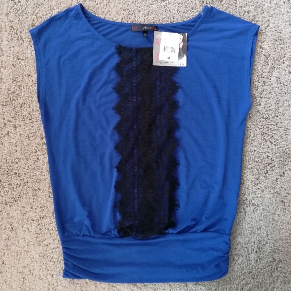 Heart Soul Blue and Black Shirt